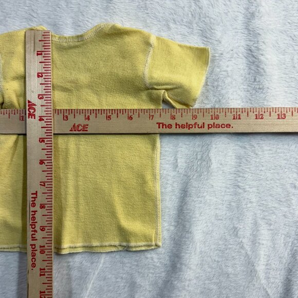 Vintage 12 Month Yellow T-Shirt Sassy Sarcastic Funny Quote Cute Baby Infant 1Y - Picture 4 of 4